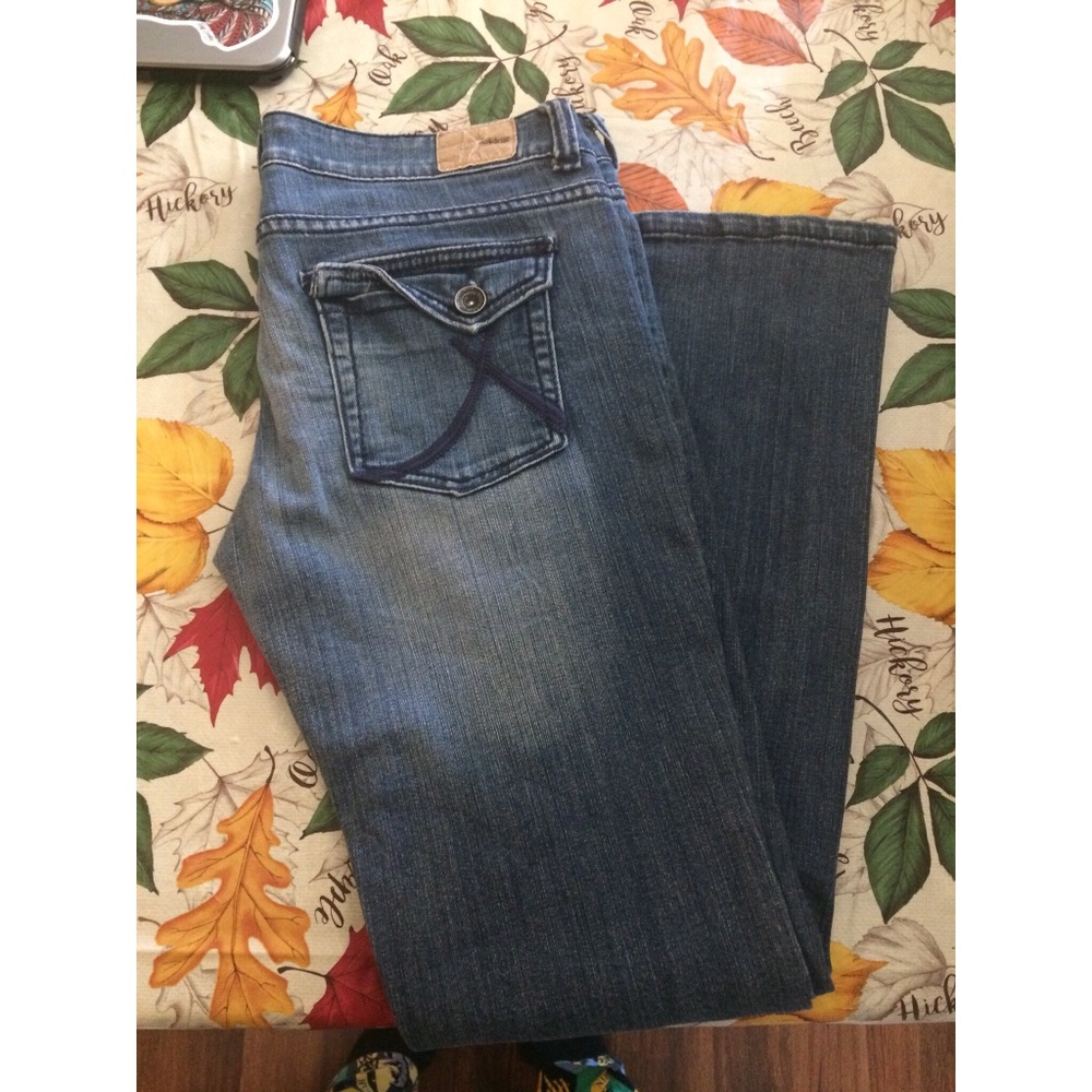 Boot cut jeans anchor blue